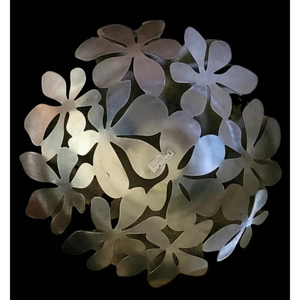 IKEA 'Flower Power' Stainless Fruit Bowl by Monica Mulder